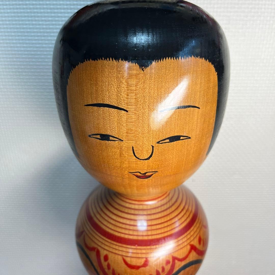 Amazon.co.jp: 現代の名工 小椋久太郎 超レア 朱桂材 赤色菊模様 大型